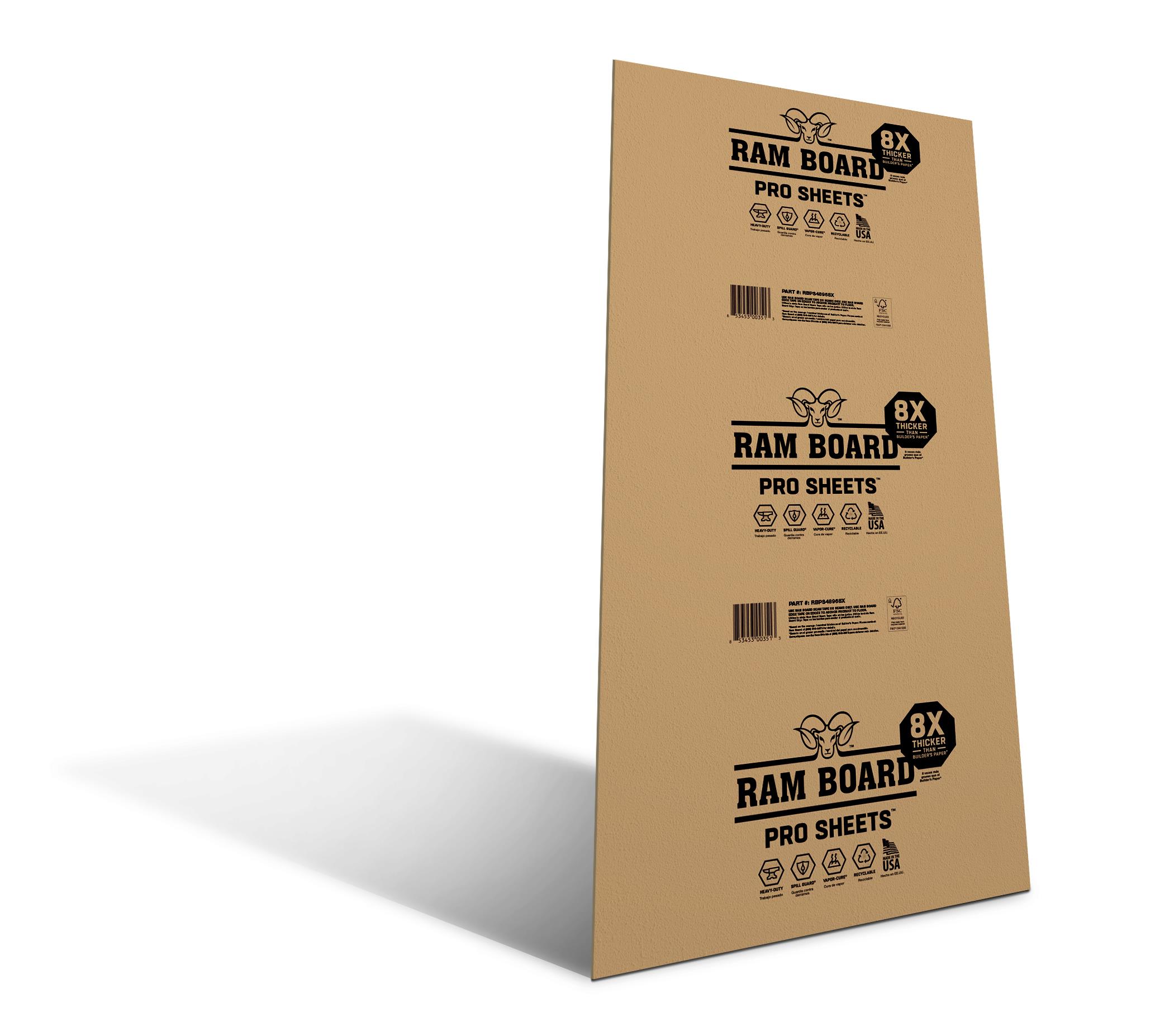 Kraft Color Corrugated Cardboard Sheets 4'x8' Floor Protection