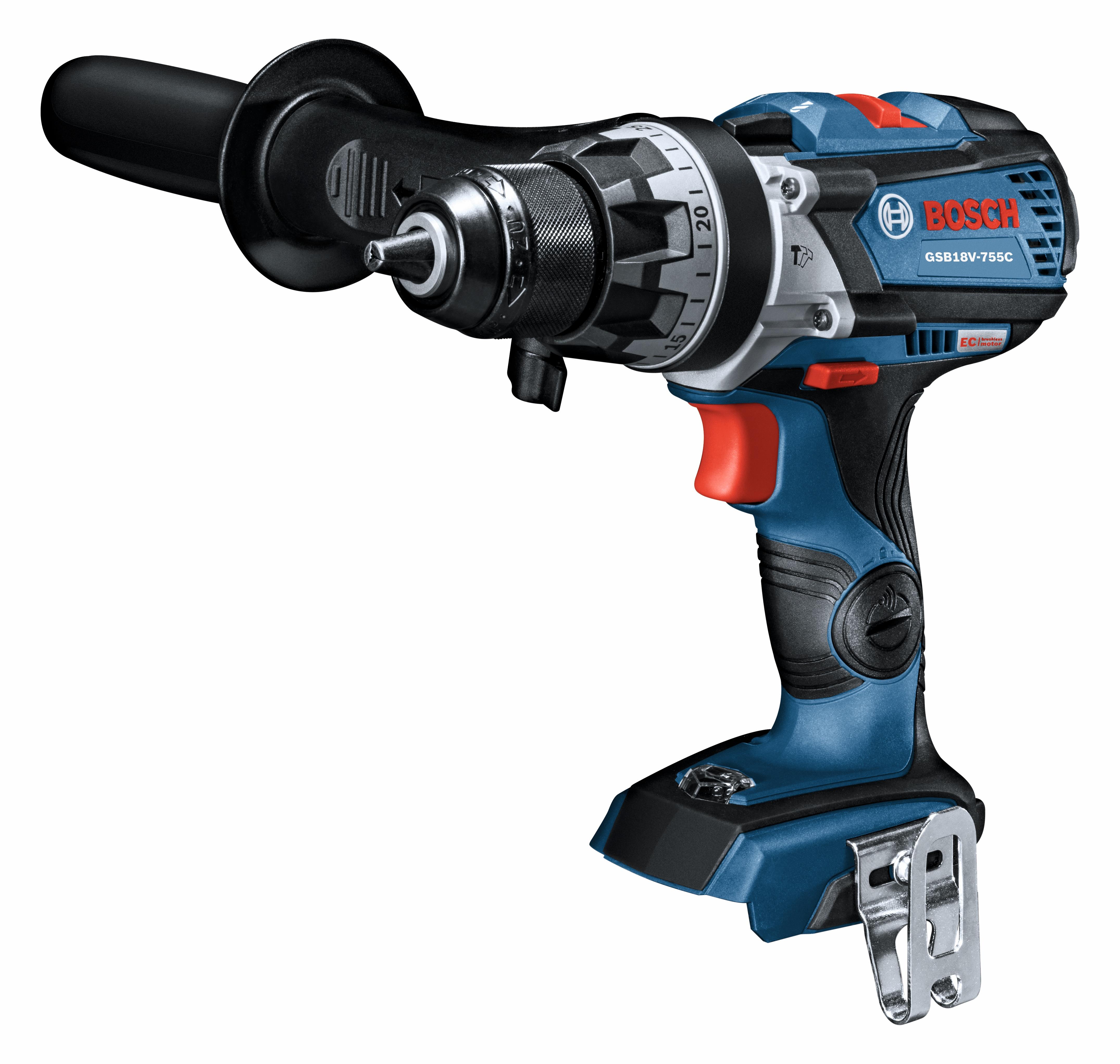 Bosch EC Brushless Connected-Ready Brute Tough 1/2" Hammer Drill/Driver (Bare Tool) - White Cap