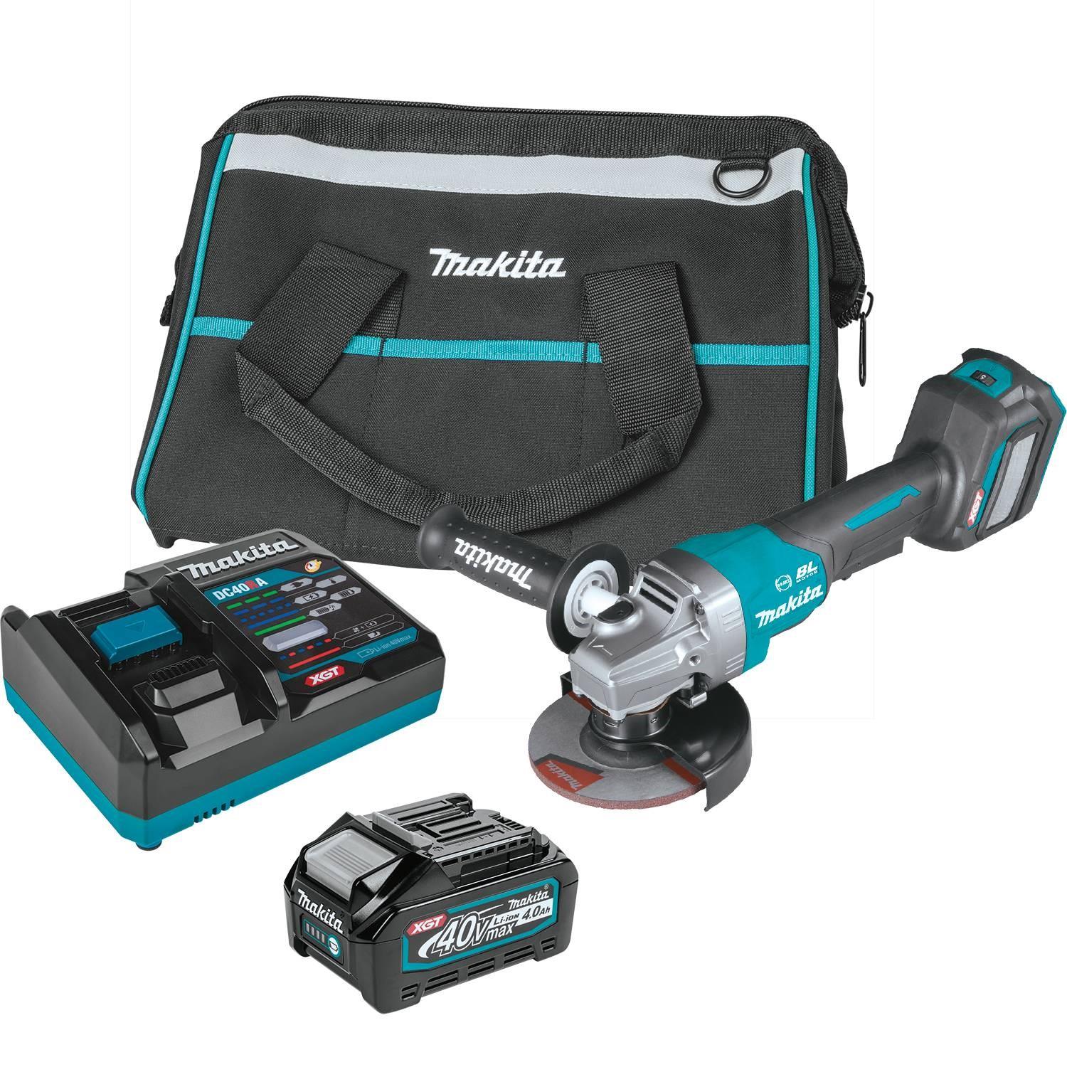 Amoladora 115mm Makita Ga004g Bateria 40v Xgt C/freno Mkb